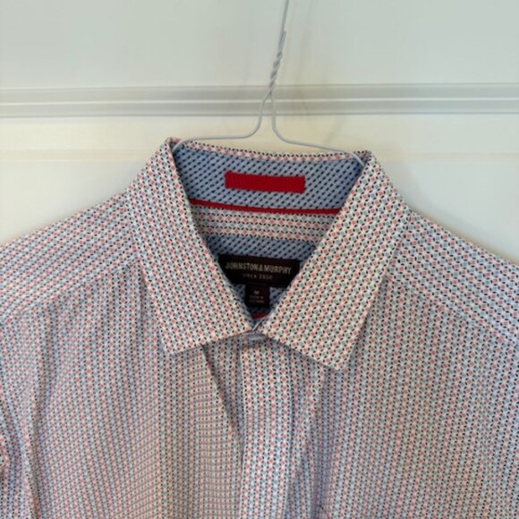 Lot of 4 Johnston & Murphy Printed Cotton Shirts (M) - Picture 2 of 16